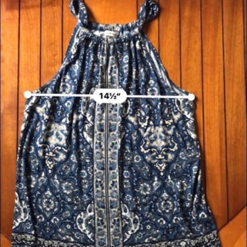 Max Studio Geometric Print Top - Picture 8 of 8